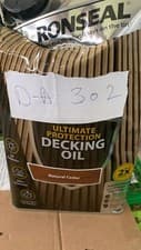 Image of Ronseal Ultimate Protection Decking Oil 5 Litre - Natural Cedar DAMAGED TIN