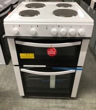 Image of ESSENTIALS CFTE60W22 60 cm Electric Solid Plate Cooker - White/N1129
