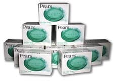 Image of Pears Soap Oil Clear with Lemon Extract 125g Bar X12 (Green) 48hr tracked