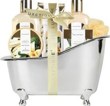 Image of Spa Luxetique Vanilla Bath Set 8pcs – Women’s Body Care Gift Set