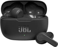Image of JBL Wave 200TWS Wireless In-Ear Headphones - Black (JBLW200TWSBLK)