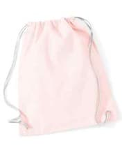 Image of Westford Mill Cotton Gymsac Drawstring PE Bag Swimming School P.E Kit Sports Kid