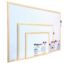 Image of MAGNETIC WHITEBOARD SMALL LARGE WHITE BOARD DRY WIPE NOTICE OFFICE SCHOOL HOME
