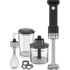 Image of KitchenAid Go Cordless Hand Blender & Accessories - without Battery 5KHBRV05BM