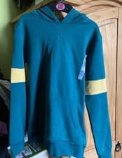 Image of New M&S Green Boys Hoody Sweatshirt Size 12-13 Years
