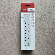 Image of Status Surge 4 Socket 2 Metre Extension Lead