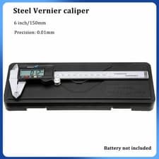 Image of Stainless Steel 150mm 6'' Industry Vernier Caliper Digital Caliper Measure Tool