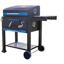 Image of Foldable Charcoal BBQ Grill - Angethi Large Garden Patio Camping Grill Outdoor