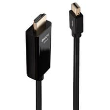 Image of Lindy 2M Mini Displayport To Hdmi 10.2G Cable. Connector 1: Displayport Connecto