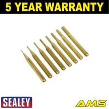 Image of Sealey Brass Pin Punch Set 8pc AKB08
