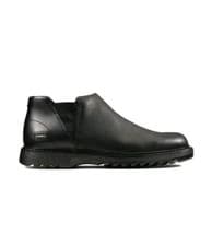 Image of NEW Clarks ASHER BEAT Youth Black Leather School shoes Boots UK Size 4 G/EUR 37