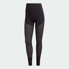 Image of Adidas x Karlie Kloss Mesh High-Waist Long Tights Black GI8582 UK Sz XS BNWT