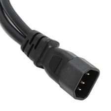 Image of IEC320 C13 Female To C14 Male Cable 1 In 2 Out Insulated PVC Housing IEC320 Y S