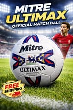 Image of MITRE ULTIMAX FOOTBALL 1998-2000 SIZE 5 | OFFICIAL MATCH SOCCER BALL UK SELLER