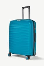 Image of Rock Sunwave  Expandable Hard Shell Suitcase  8 wheel Medium TR-0212-BU Blue