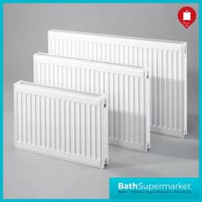 Image of K-Rad Radiator 600mm High – Type 11 White Steel – Single Panel Convector – Multi