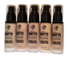 Image of W7 Matte Made In Heaven Foundation 30ml Choose Shade