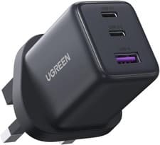 Image of UGREEN USB C Charger Plug, 30W 3-Port USB Fast Charger Plug, USB C Charger