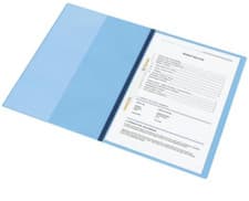 Image of Rexel Nyrex Boardroom Flat File Semi-rigid with Inside Front Full Pocket A4 Blue
