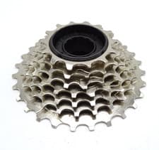 Image of ETC Nervar 14-28T 7 Speed Screw-On Freewheel Road Kids Bike Nickel GN-639-E8
