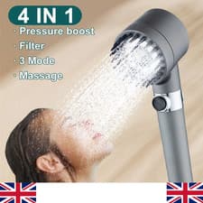 Image of Massage Shower Head High Pressure 3 Modes Water Saving Body Scalp Filter GIfts