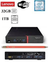Image of Windows 11 Pro Lenovo i5 2TB NVME SSD 32GB RAM M900 Small Tiny PC WiFi Desktop