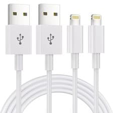Image of 2pack 1.8m Charger Cable apple Mfi Certified 6 Foot 2.4a Lightning To Usb