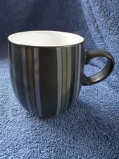 Image of Denby, Jet Stripes, Mug,  4 inches,  New,  boxed.  