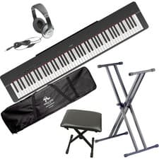 Image of Yamaha P-225 Black Portable Digital Piano Student Pack