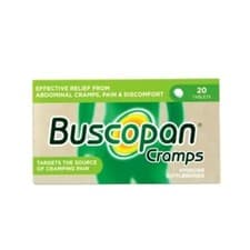 Image of Buscopan Cramps x20 Tablets | Effective Relief From Abdominal Cramps & Pain