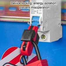Image of 5x Pin Out Miniature Circuit Breaker Lockout Device Safety Standard Circuit Brea