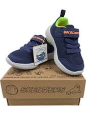 Image of Skechers Mini Wanderer Toddler Trainers Navy UK 4 T2540 HW2