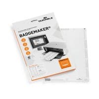 Image of Durable Badgemaker Insert Sheets 54x90mm (Pack of 200) 1455/02