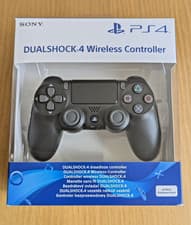 Image of Sony PS4 DualShock 4 V2 Controller CUH-ZCT2E Jet Black OFFICIAL BRAND NEW SEALED