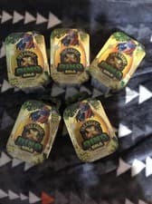 Image of 5 Treasure X Dino Gold Mini Packs with Digging Tool and Character Ages 5+