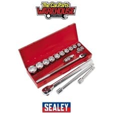 Image of Sealey AK2597 Premier Socket Set 3/4"Sq Drive 17pc