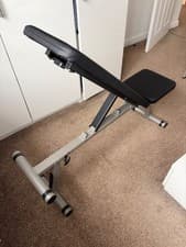 Image of Decathlon Bench 500 Fold Corength Adjustable Angle Fold Down Home Gym Bench