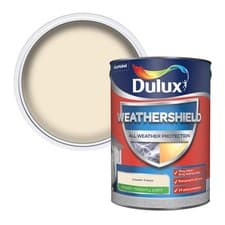 Image of Dulux Weathershield Smooth Masonry Paint - Classic Cream - 5L