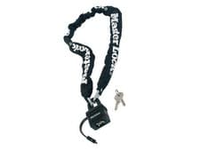 Image of Master Lock Weather Tough 40Mm Padlock & Chain 90Cm X 6Mm MLK8390PRO