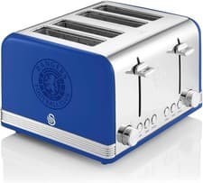 Image of Swan Rangers Toaster 4 Slice Retro ST19020RANN 1600W Defrost/Reheat/Cancel