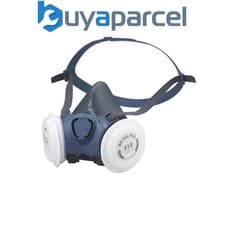 Image of Moldex 703201 Series 7000 Half Mask Medium 2 x P3 R Filters MOL703201