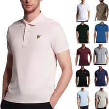 Image of Lyle & Scott Mens Polo Shirt Short Sleeve Summer Golf Tee Cotton Jersey Sports