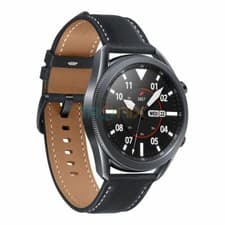Image of Samsung Galaxy Watch3 - 45mm SM-R840 Bluetooth Smartwatch. Mystic Black.