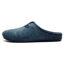 Image of Cotswold Blackbird Mens Slippers Casual Comfort Cosy Lounge Mules Navy