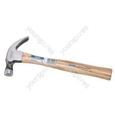 Image of Draper Hickory Shaft Claw Hammer, 450g/16oz