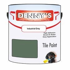 Image of Dennys Tile Kitchen Tile Paint - Industrial Grey