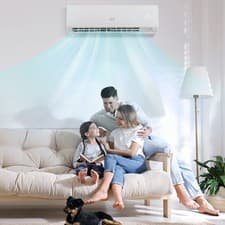 Image of Wall Split Air Conditioner 5 in 1 Cooling Heating Dehumidifier Purifier Fan Heat
