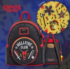 Image of Loungefly Stranger Things Hellfire Club Mini Backpack