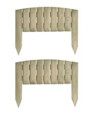 Image of Border Picket Fence Edging - Garden Outdoor Lawn Edging