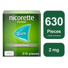 Image of Nicorette Original 2mg Gum 3 x 210 - 12 Weeks* Bundle Total Gum 630
